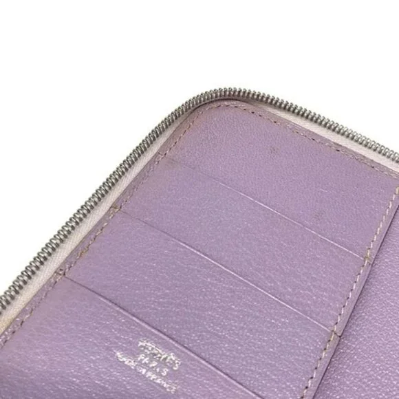 HERMES Agenda Zip Silk In - Purple Veau Epsom Square E Agenda - Picture 8 of 9